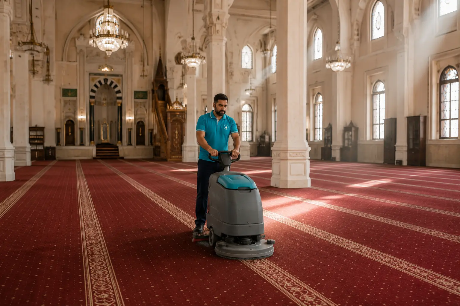 تنظيف المساجد — بريق كلين
