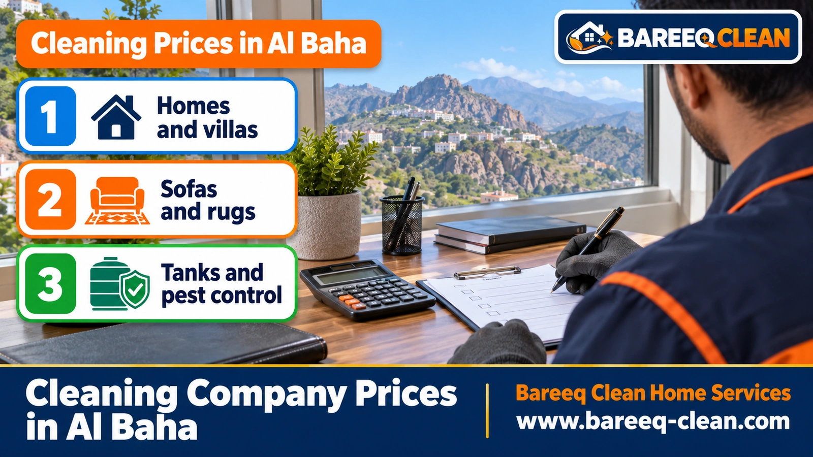 Cleaning company prices in Al Baha