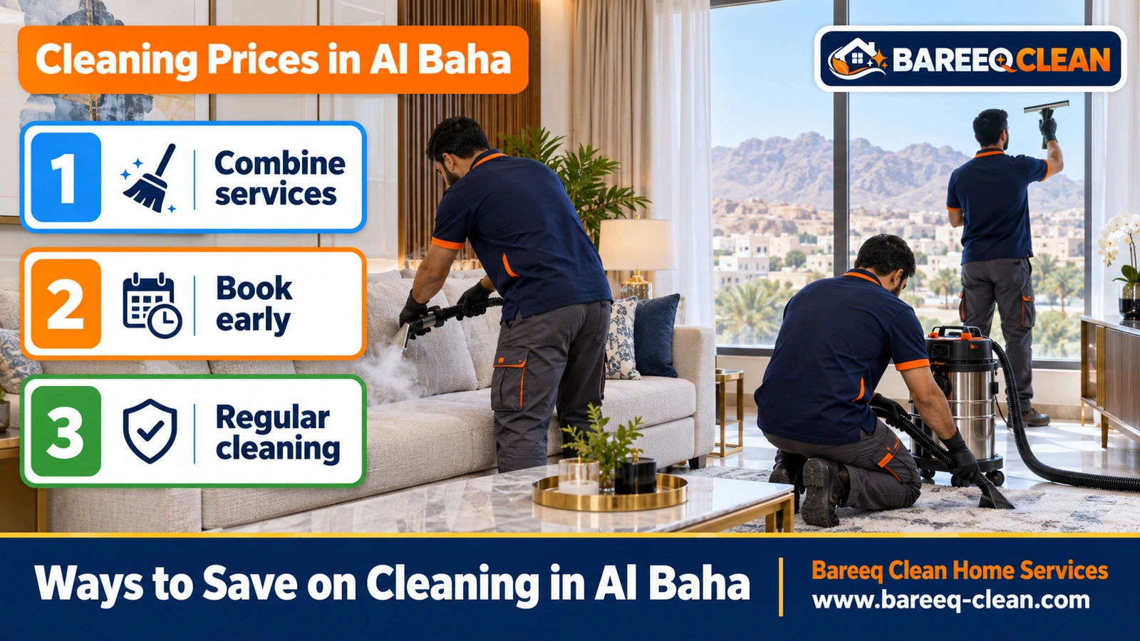 Ways to save on cleaning in Al Baha