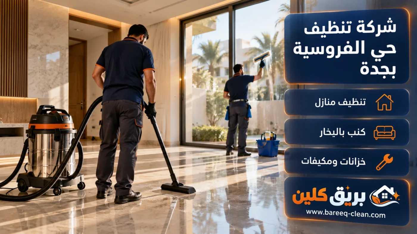 شركة تنظيف حي الفروسية بجدة | تنظيف منازل وكنب بالبخار