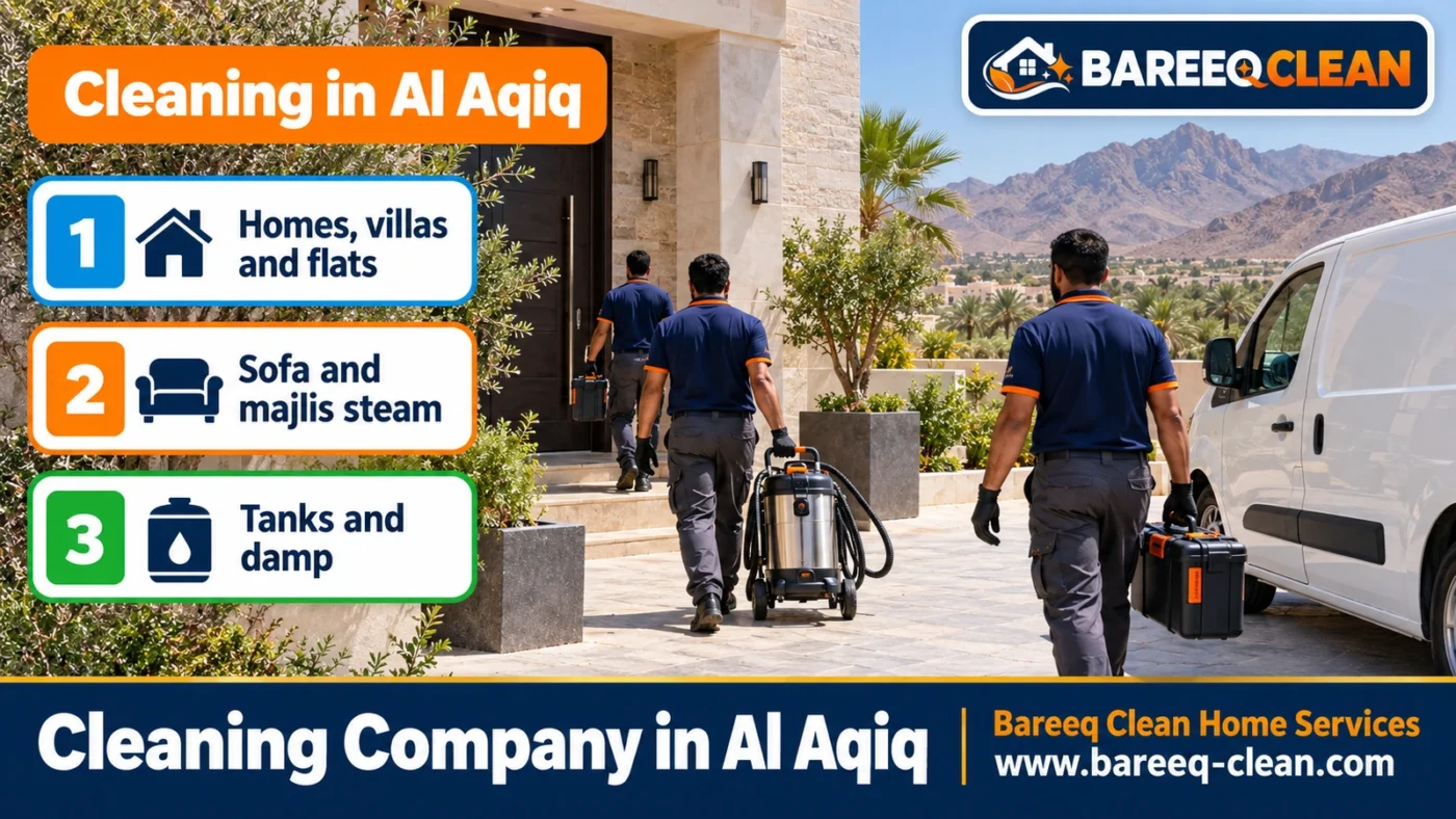 Cleaning Company in Al Aqiq | Homes, Villas, Sofas and Tanks