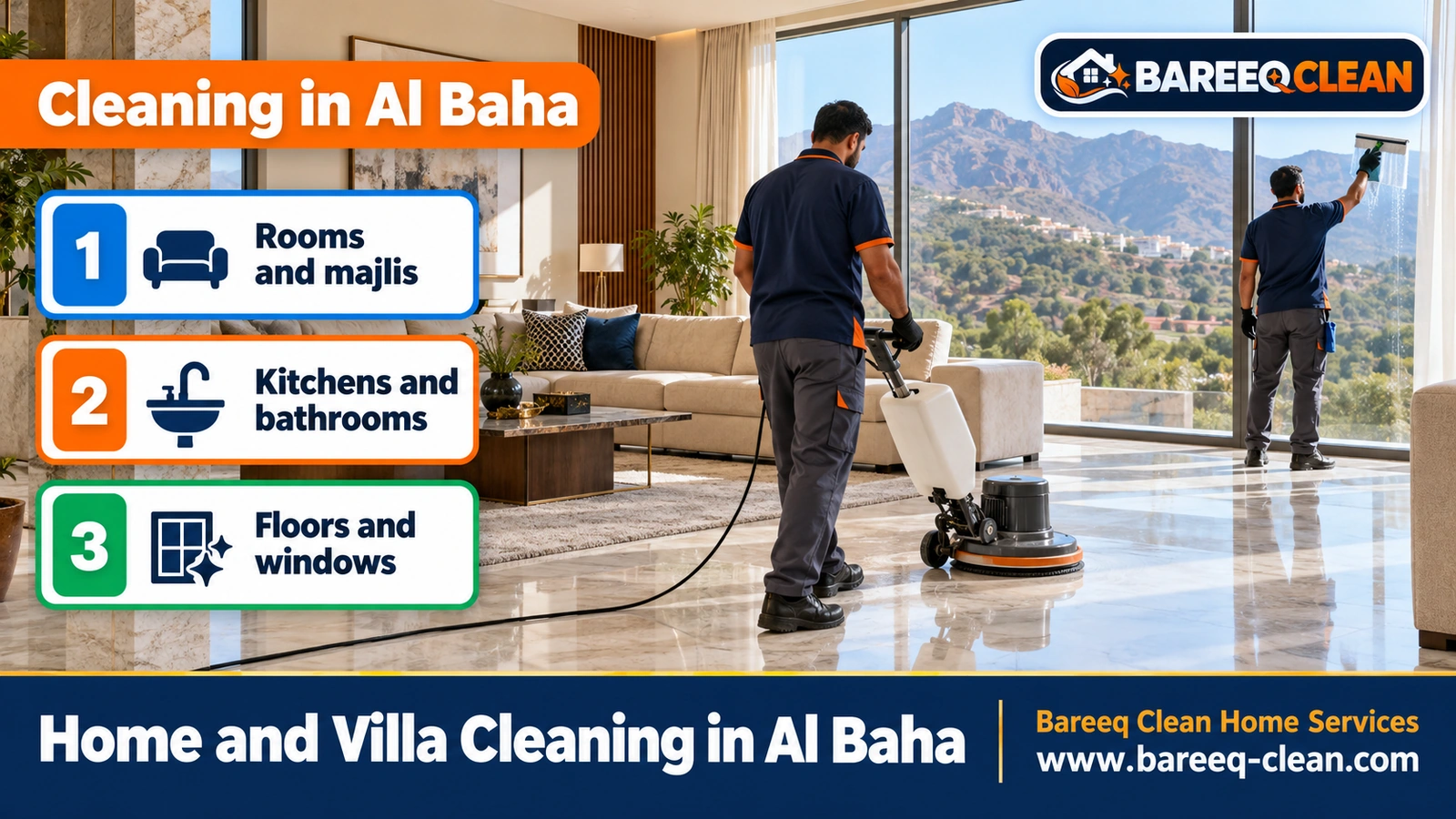 Home and villa cleaning in Al Baha