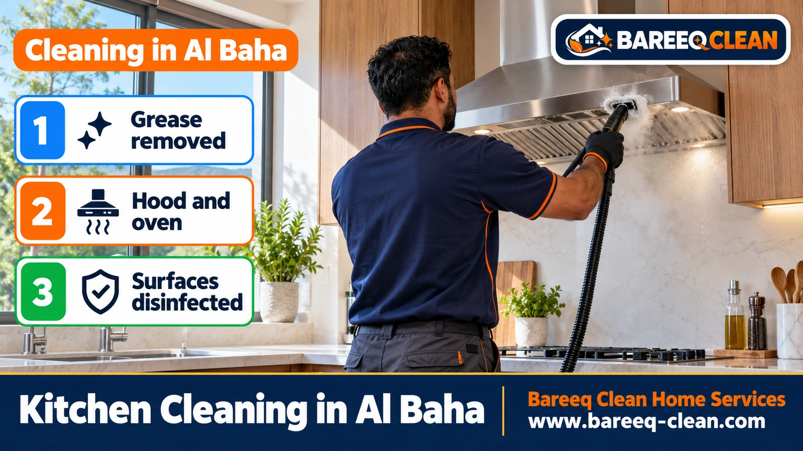 Kitchen cleaning in Al Baha