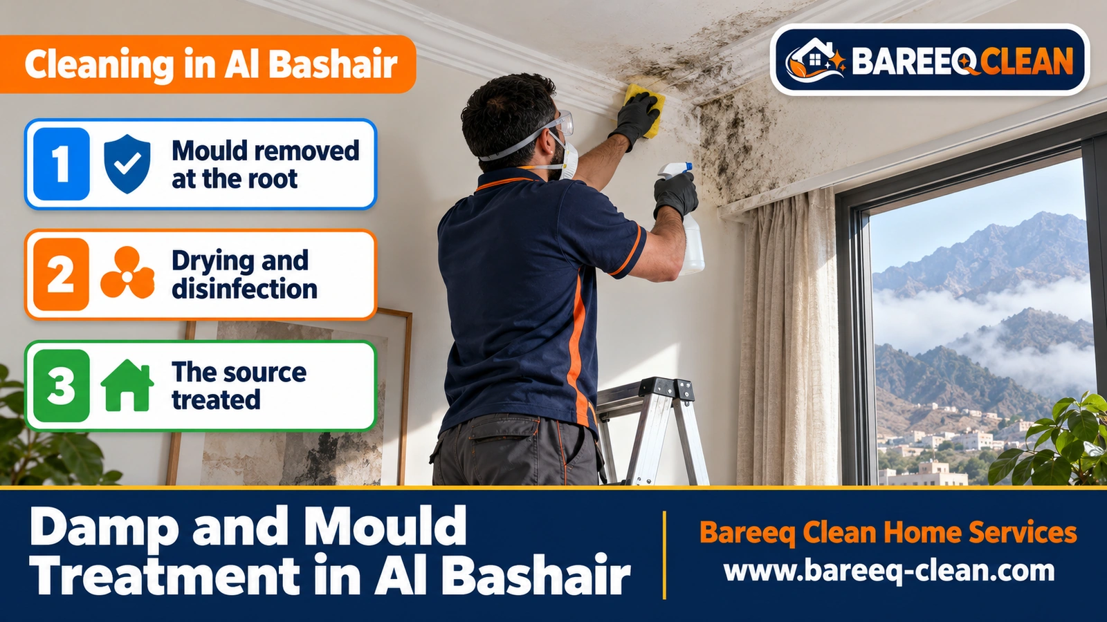 Damp and mould treatment in Al Bashair