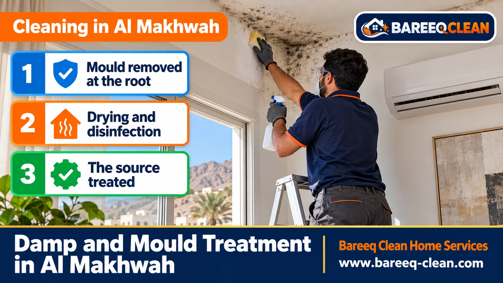 Damp and mould treatment in Al Makhwah