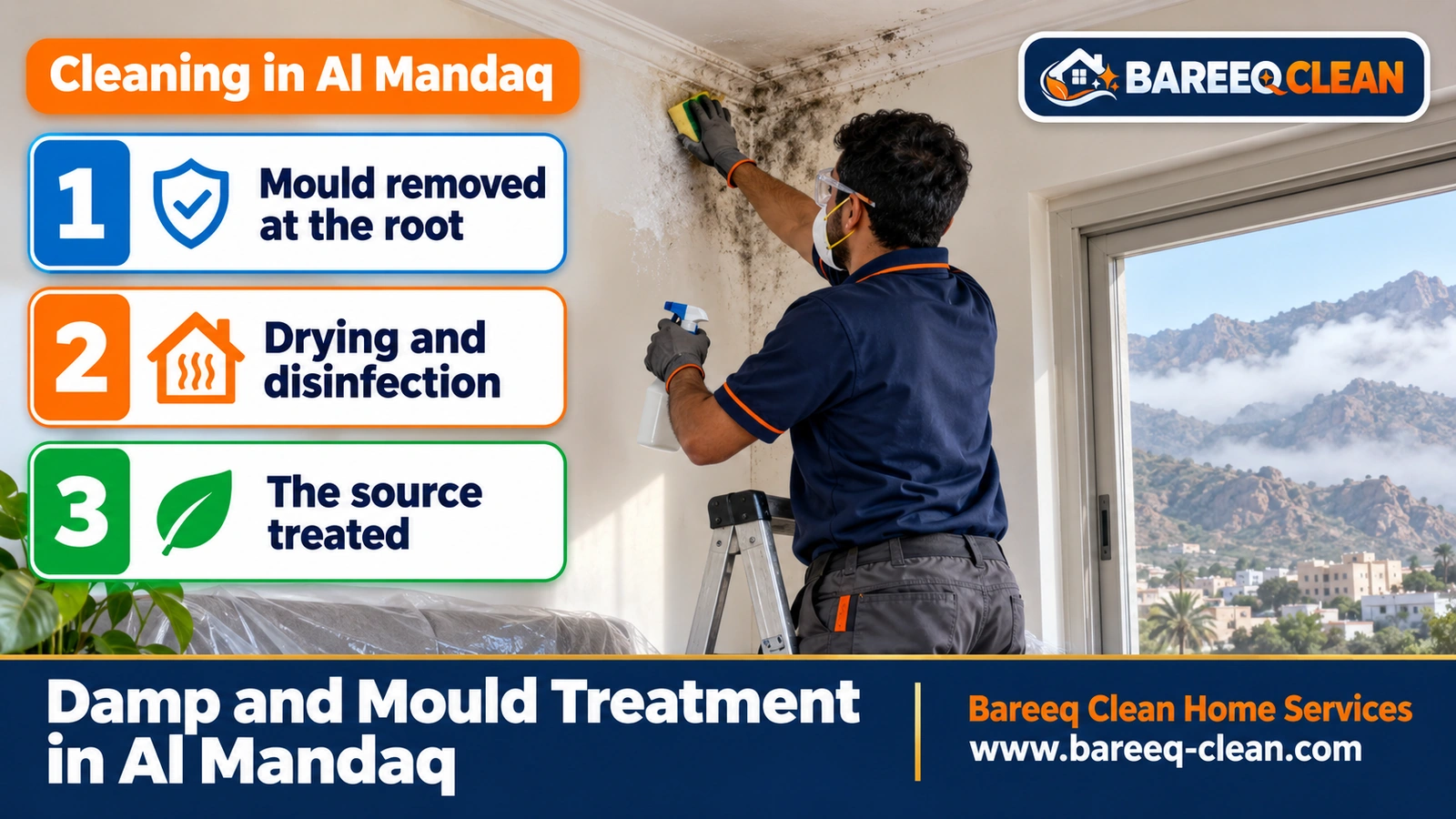 Damp and mould treatment in Al Mandaq