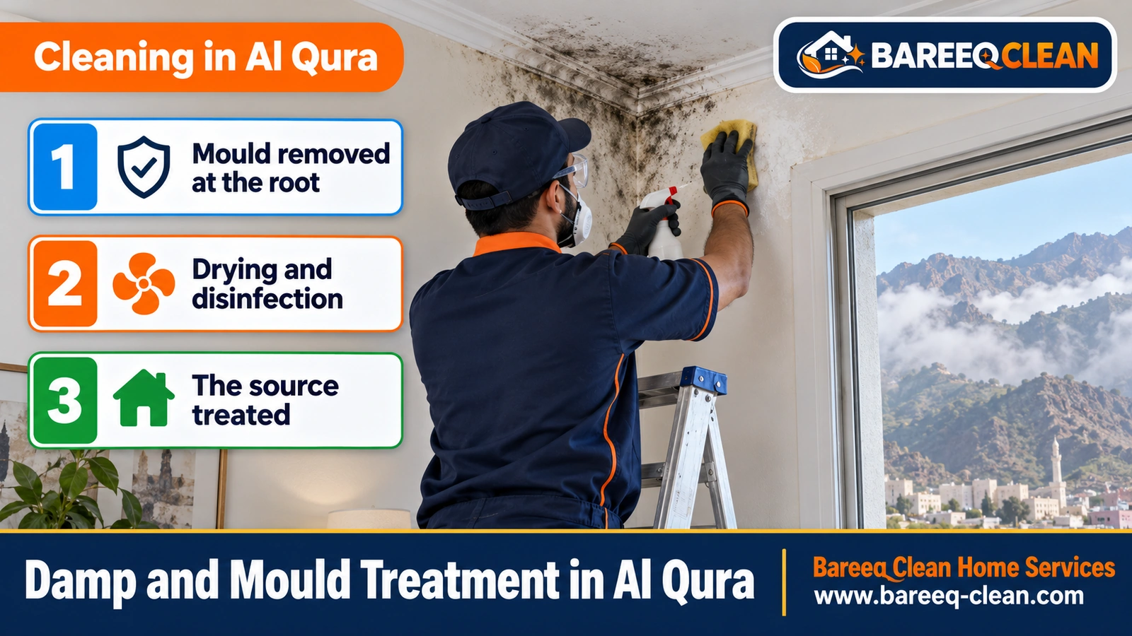 Damp and mould treatment in Al Qura