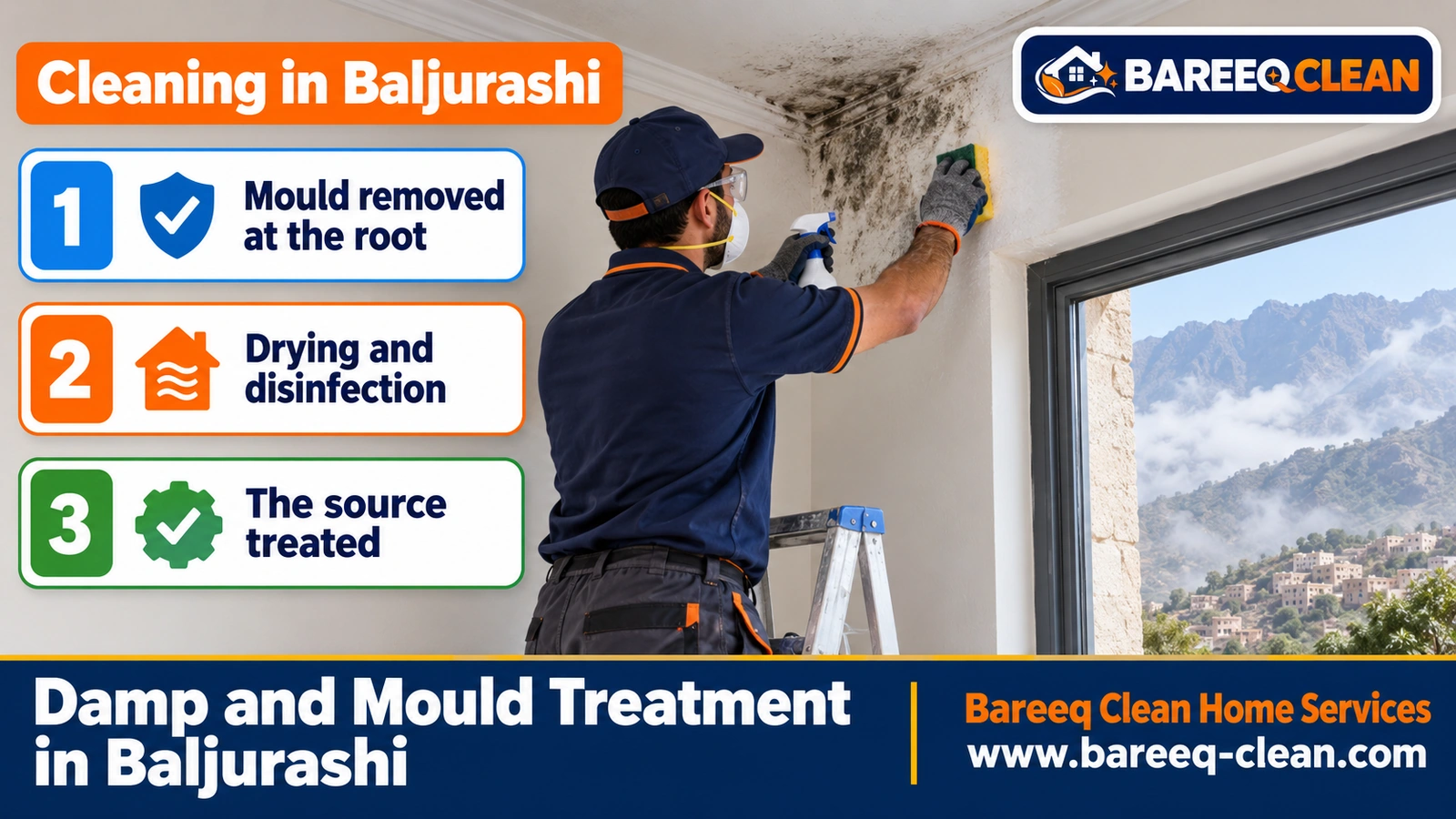 Damp and mould treatment in Baljurashi