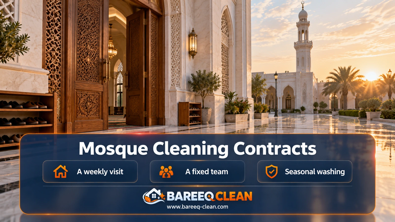 Regular mosque cleaning contracts