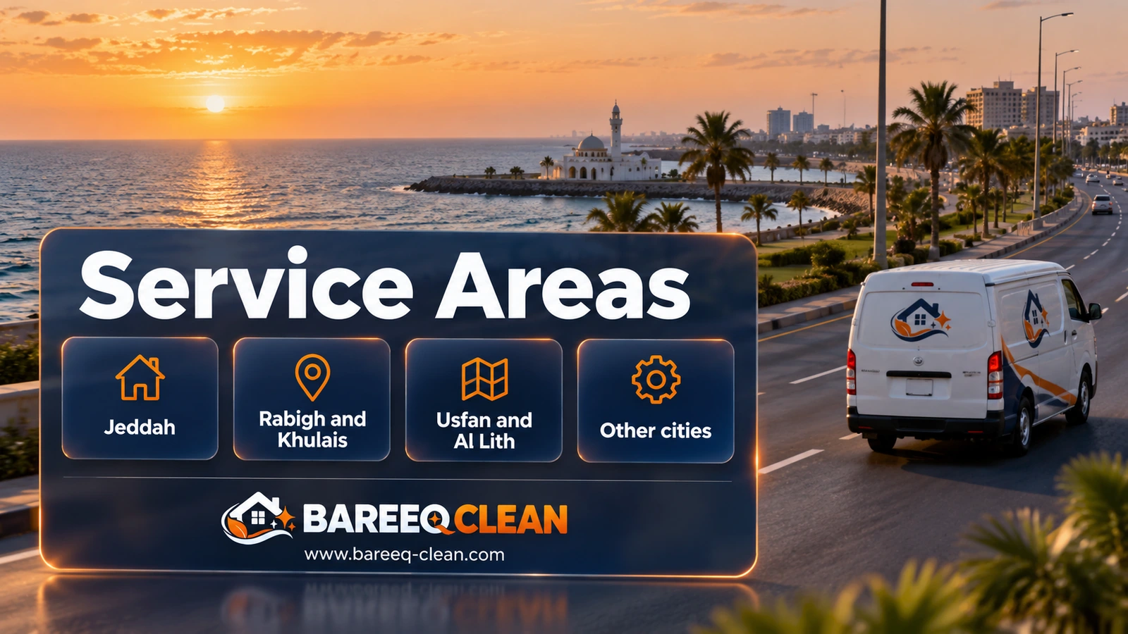 Service Areas | Bareeq Clean Home Services