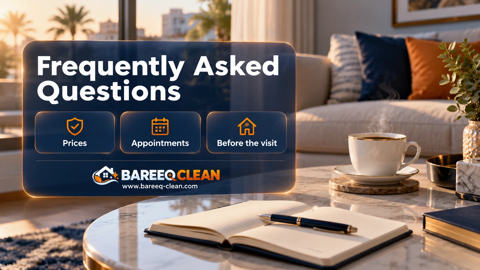 Frequently Asked Questions | Bareeq Clean Home Services