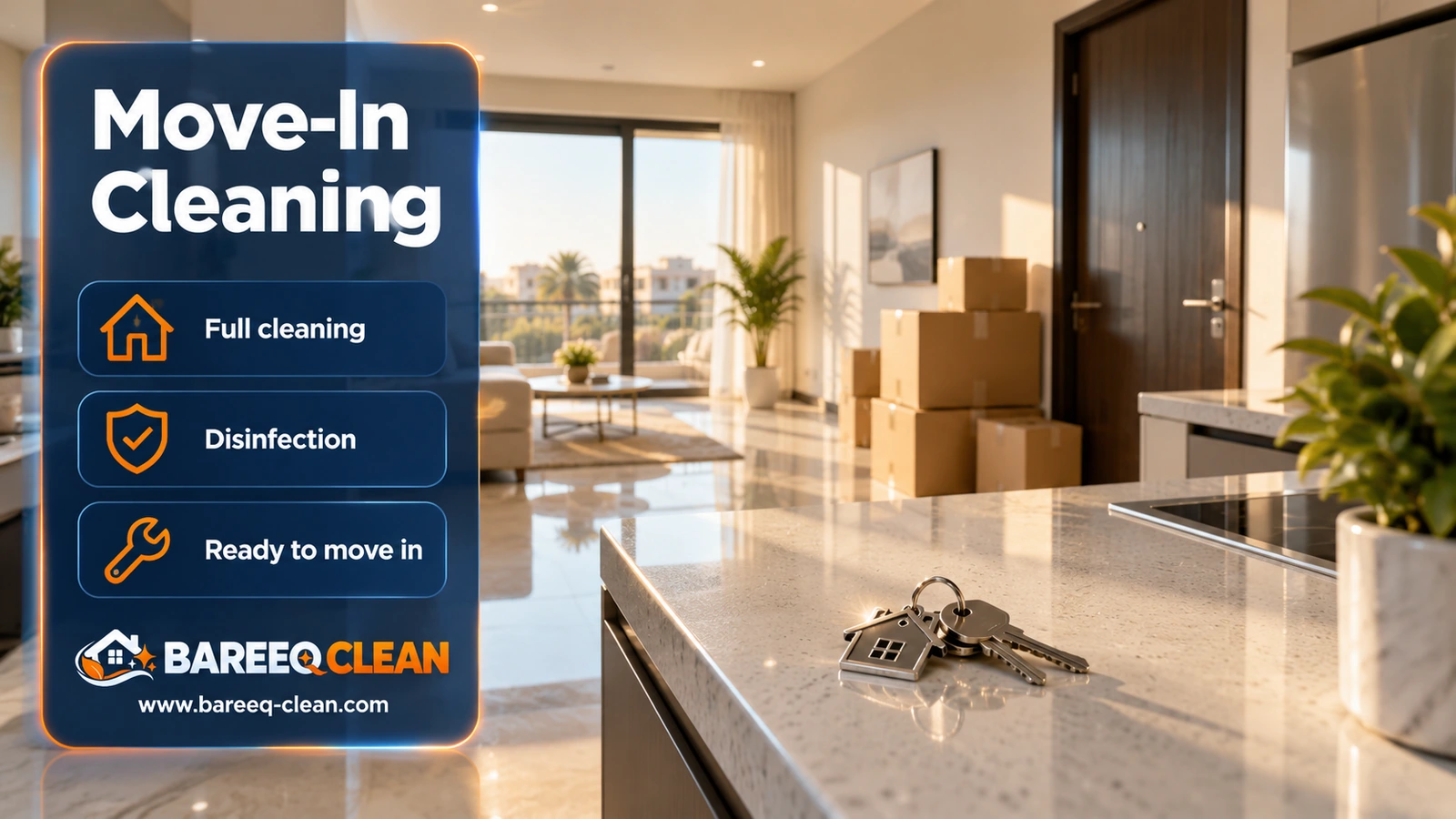 Move-In Cleaning | Bareeq Clean Home Services