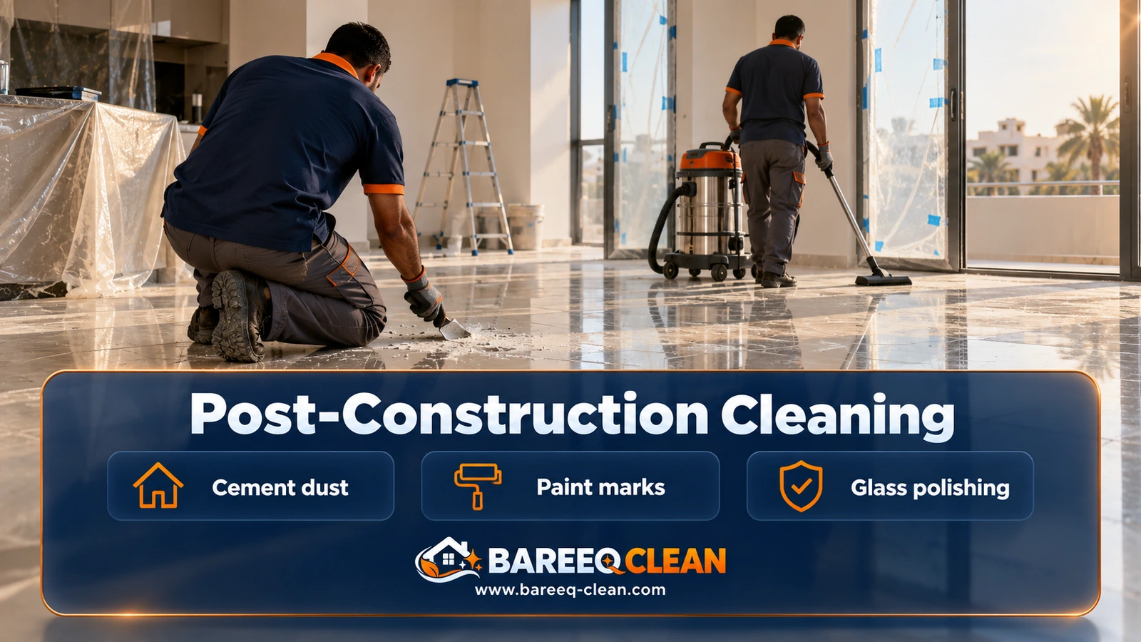 Post-Construction Cleaning | Bareeq Clean Home Services