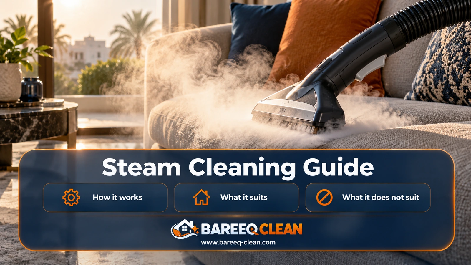 Steam Cleaning Guide | Bareeq Clean Home Services