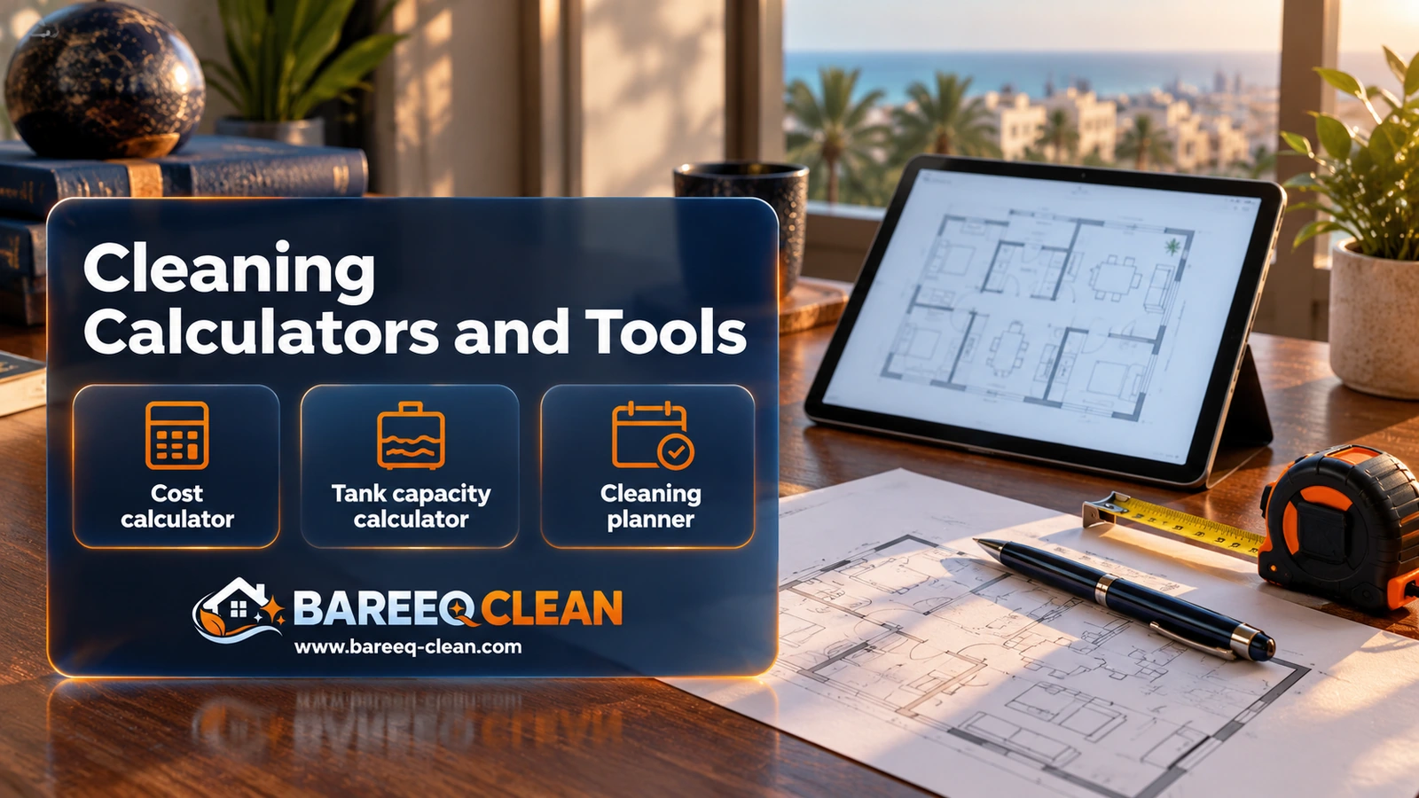 Cleaning calculators and tools