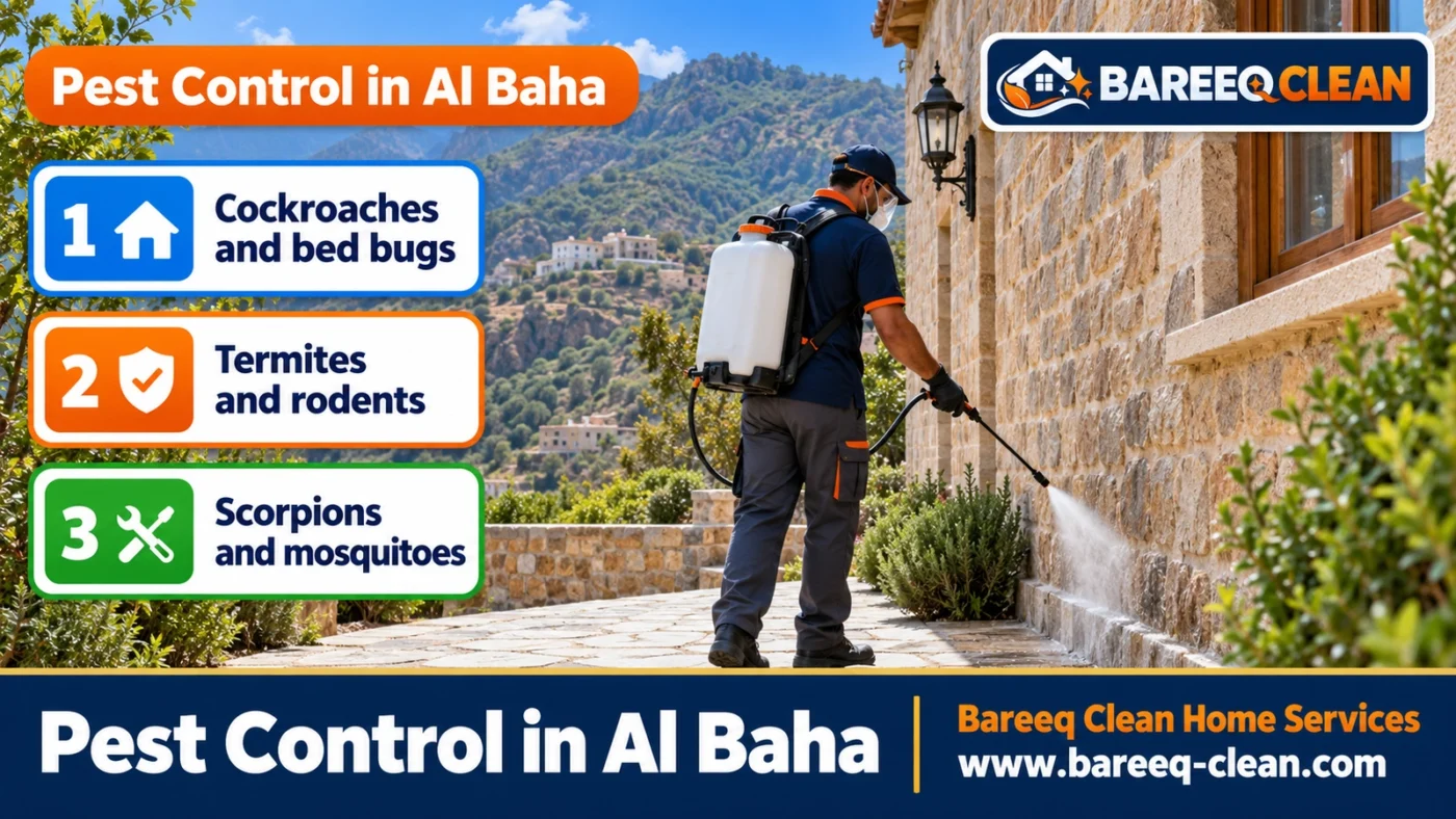 Pest Control in Al Baha | Spraying, Cockroaches, Bed Bugs, Termites