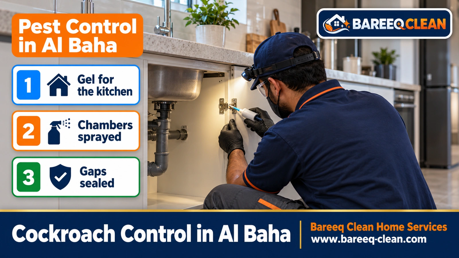 Cockroach control in Al Baha