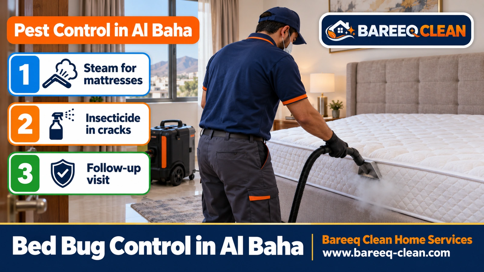 Bed bug control in Al Baha
