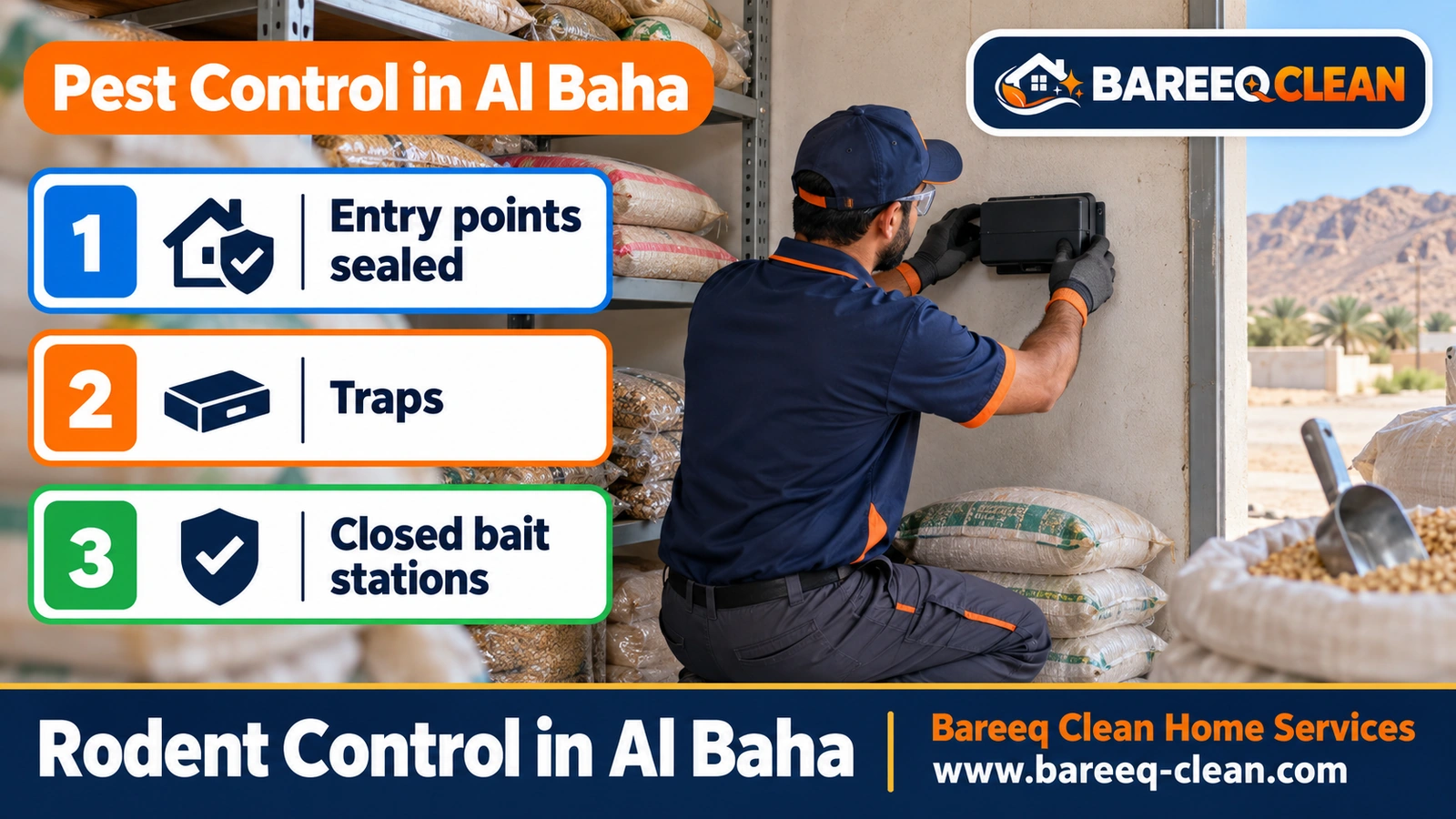 Rodent control in Al Baha