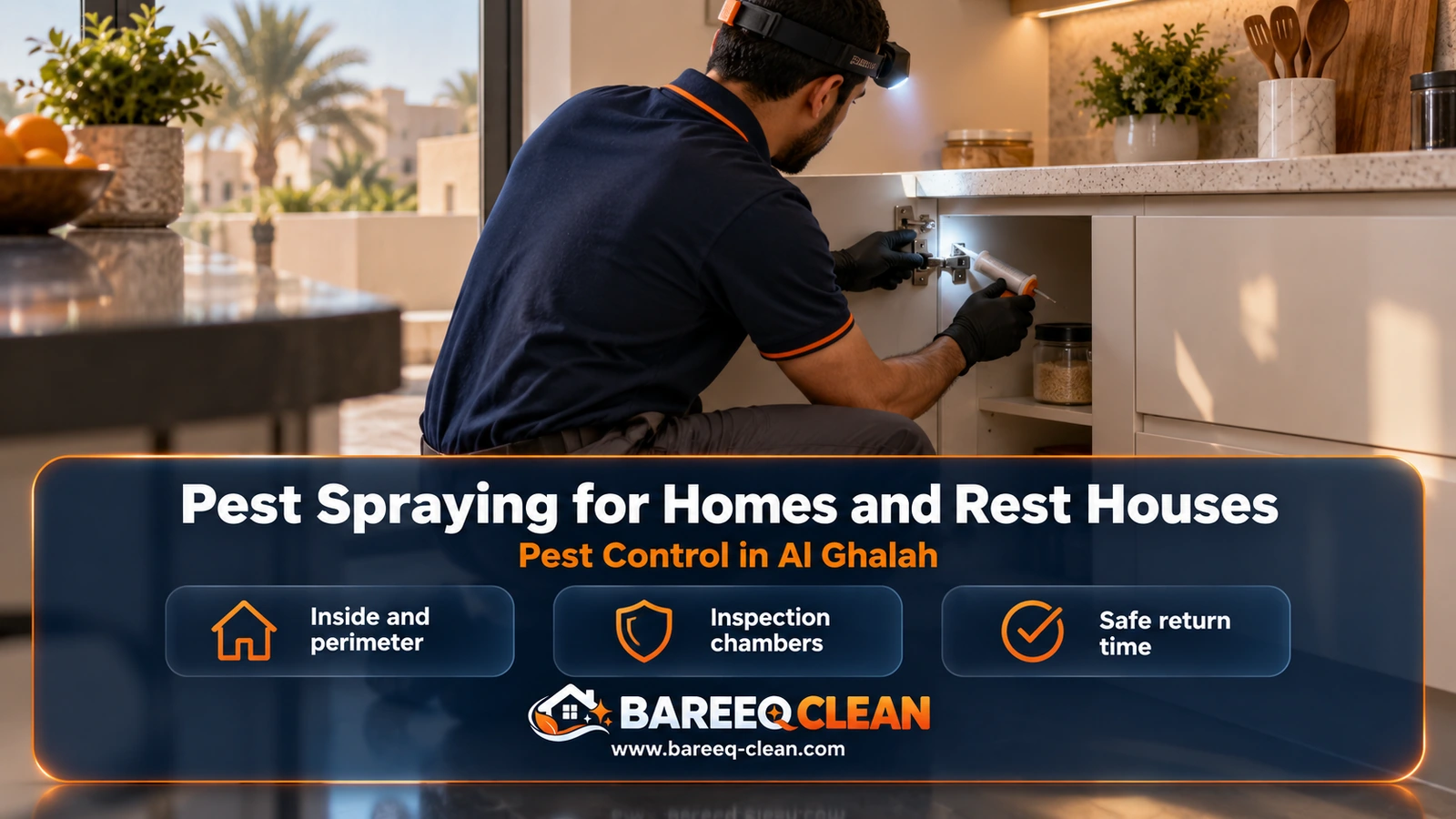 Pest spraying in Al Ghalah
