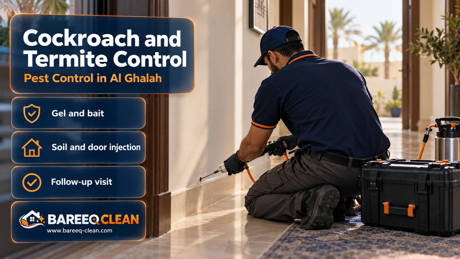 Cockroach and termite control in Al Ghalah