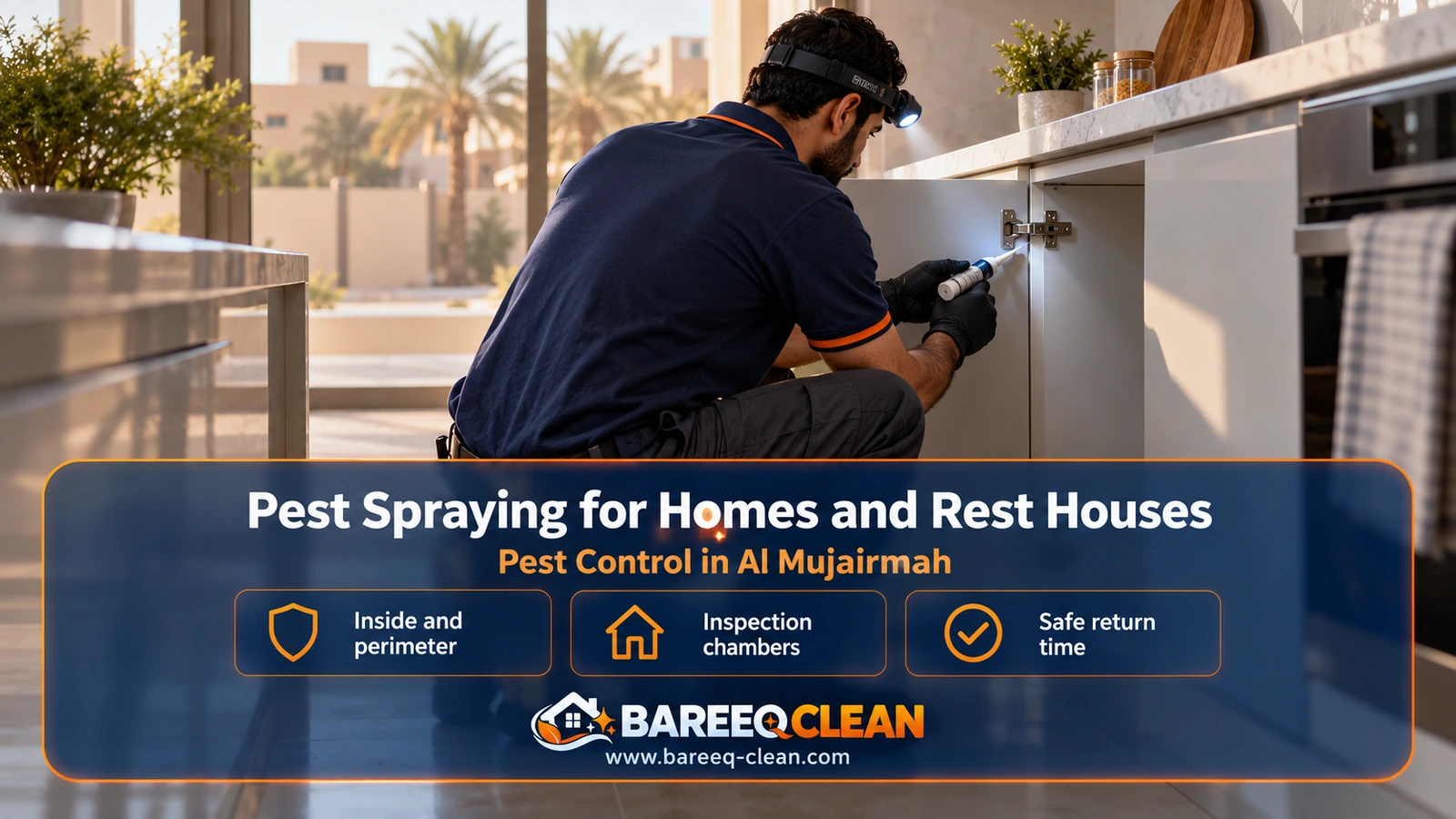 Pest spraying in Al Mujairmah
