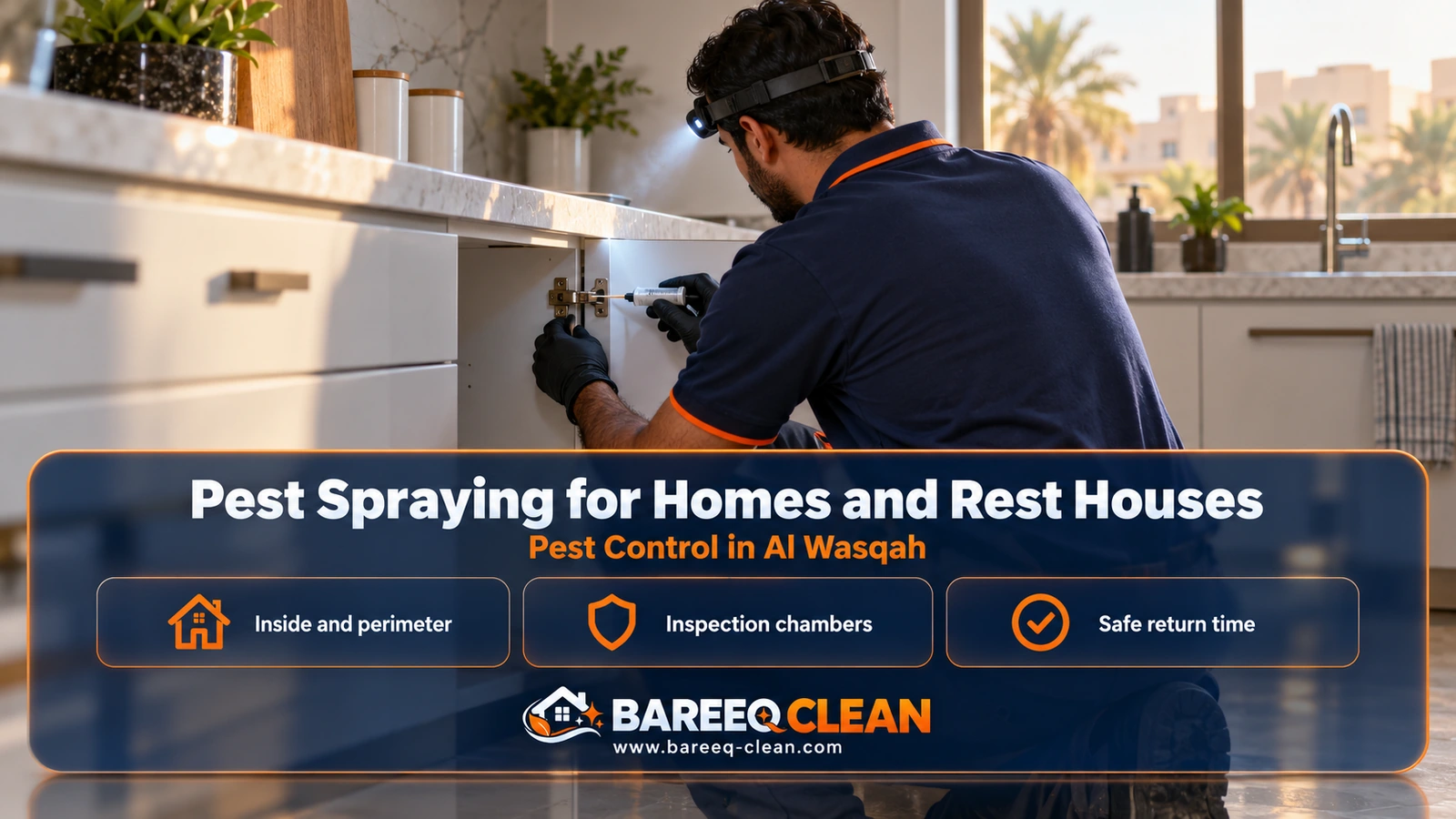 Pest spraying in Al Wasqah