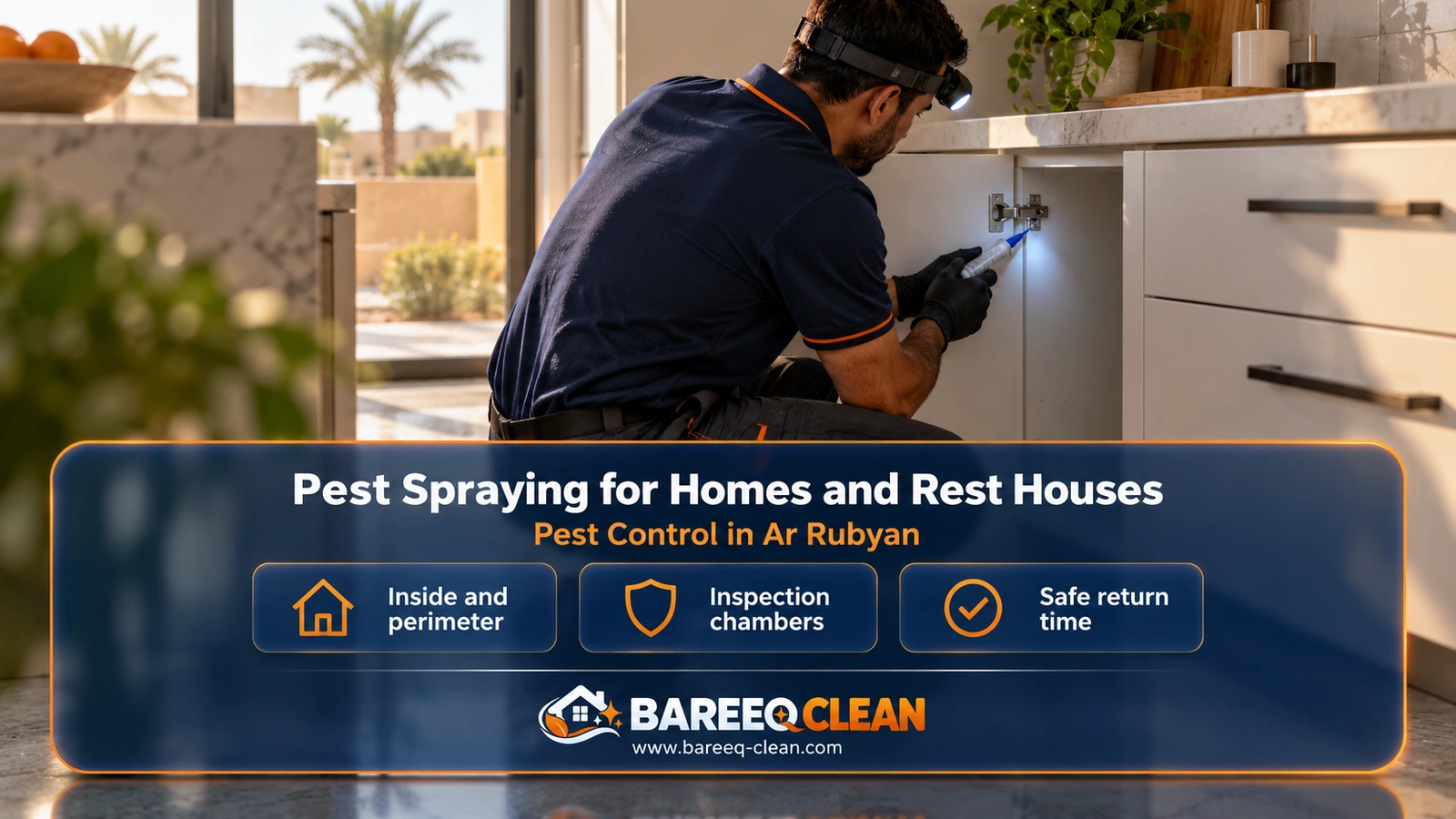 Pest spraying in Ar Rubyan