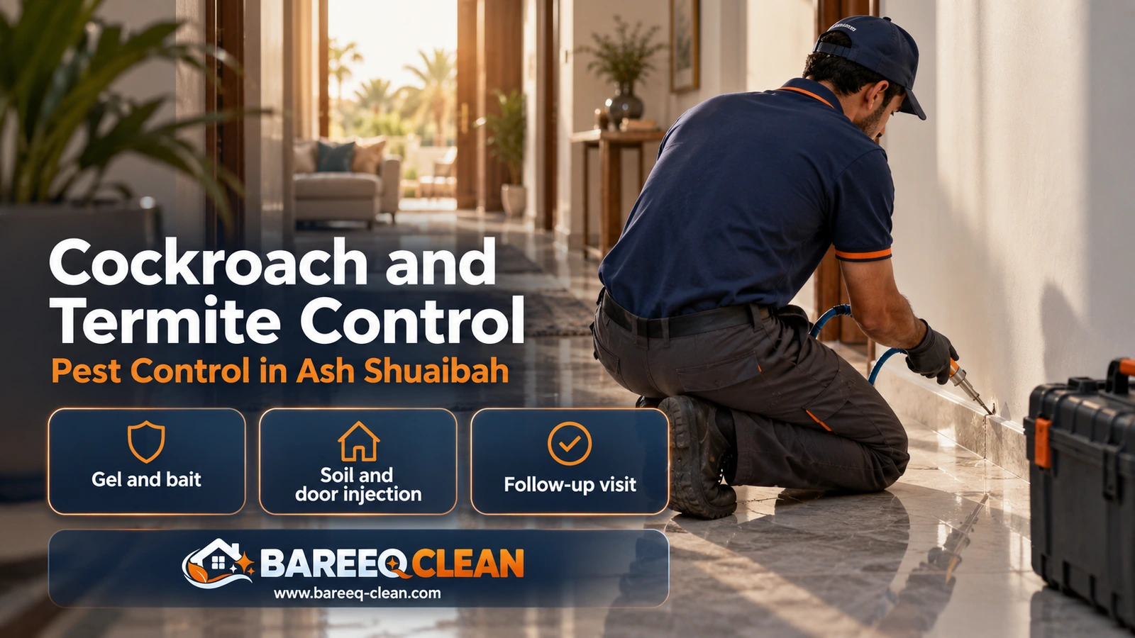 Cockroach and termite control in Ash Shuaibah
