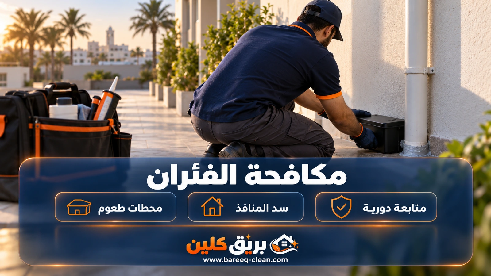 مكافحة الفئران في جدة: تثبيت محطة طعوم