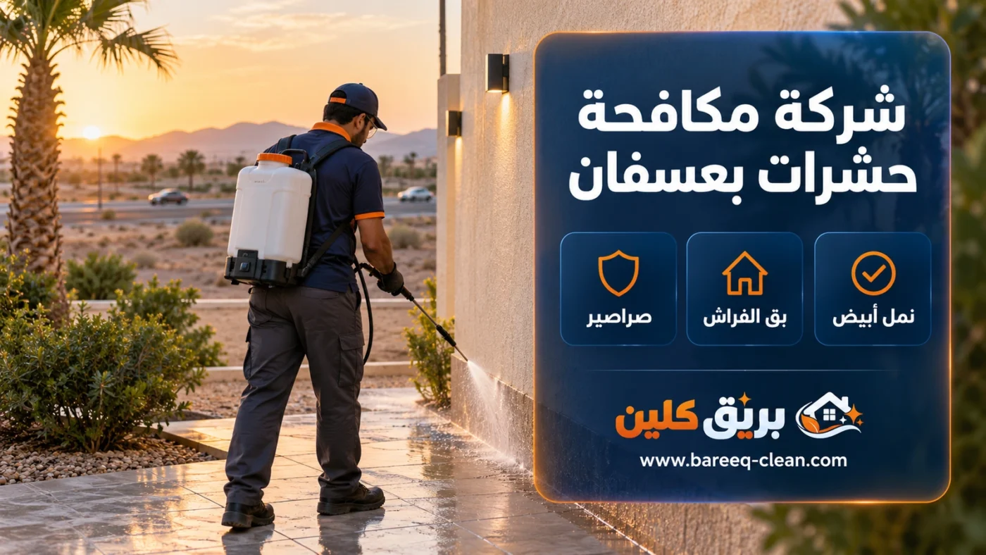 شركة مكافحة حشرات بعسفان | رش مبيدات وصراصير وبق
