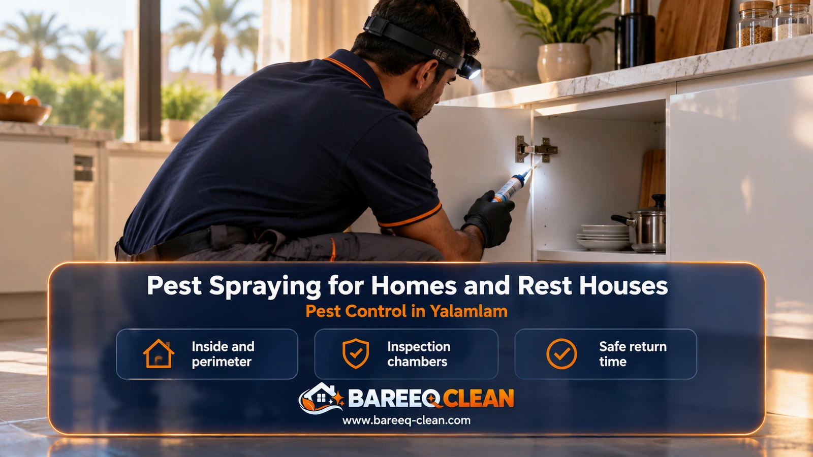 Pest spraying in Yalamlam
