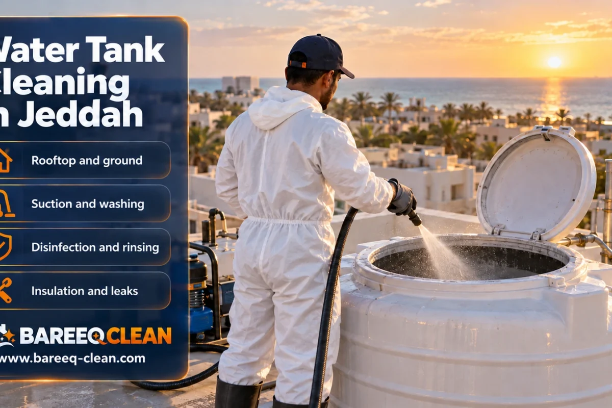 Water Tank Cleaning in Jeddah | Washing and Insulation