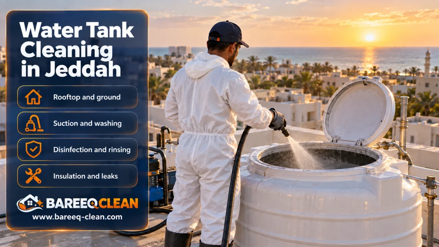 Water Tank Cleaning in Jeddah | Washing and Insulation