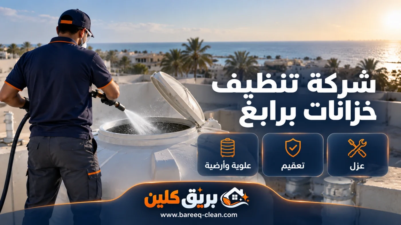 شركة تنظيف خزانات برابغ | غسيل وتعقيم وعزل